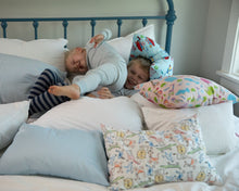 Load image into Gallery viewer, "WORN. OUT." Snoozer® Sleep Toddler Pillow