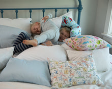 Load image into Gallery viewer, &quot;WORN. OUT.&quot; Snoozer® Sleep Toddler Pillow