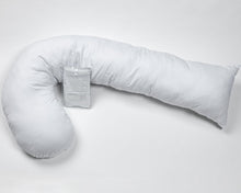 Load image into Gallery viewer, “Co-sleeping with Actual Sleeping” Curved Snoozer® Sleep Body Pillow